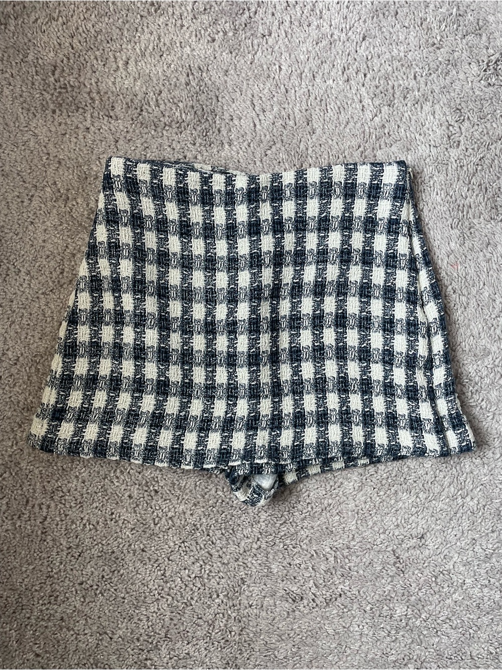 Zara Tweed Plaid Skort - Picture 2 of 6
